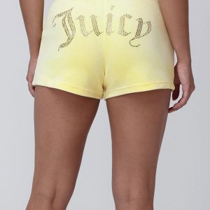 Big Bling Velour Track Shorts