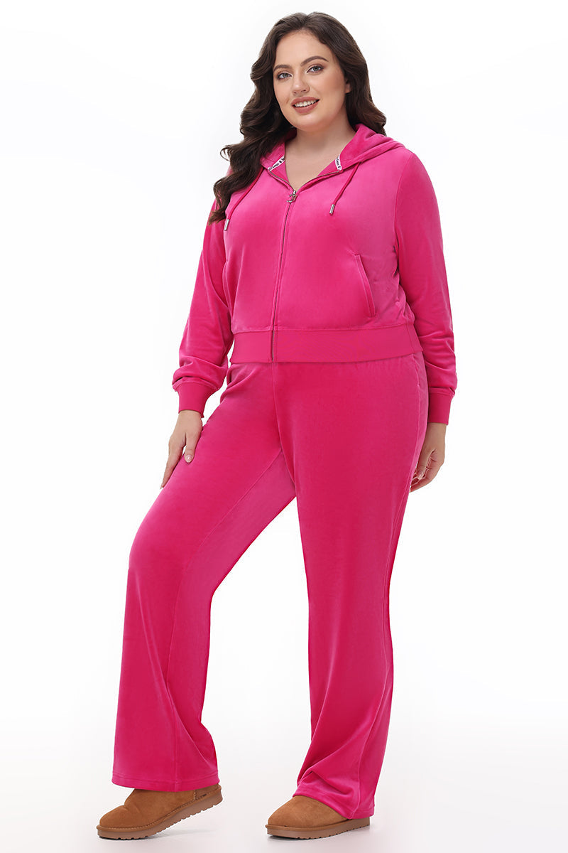 Plus-Size OG Big Bling Velour Track Pants - Image 5