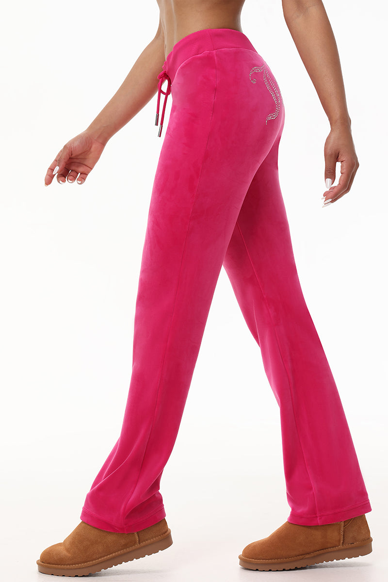 OG Big Bling Velour Track Pants - Image 3