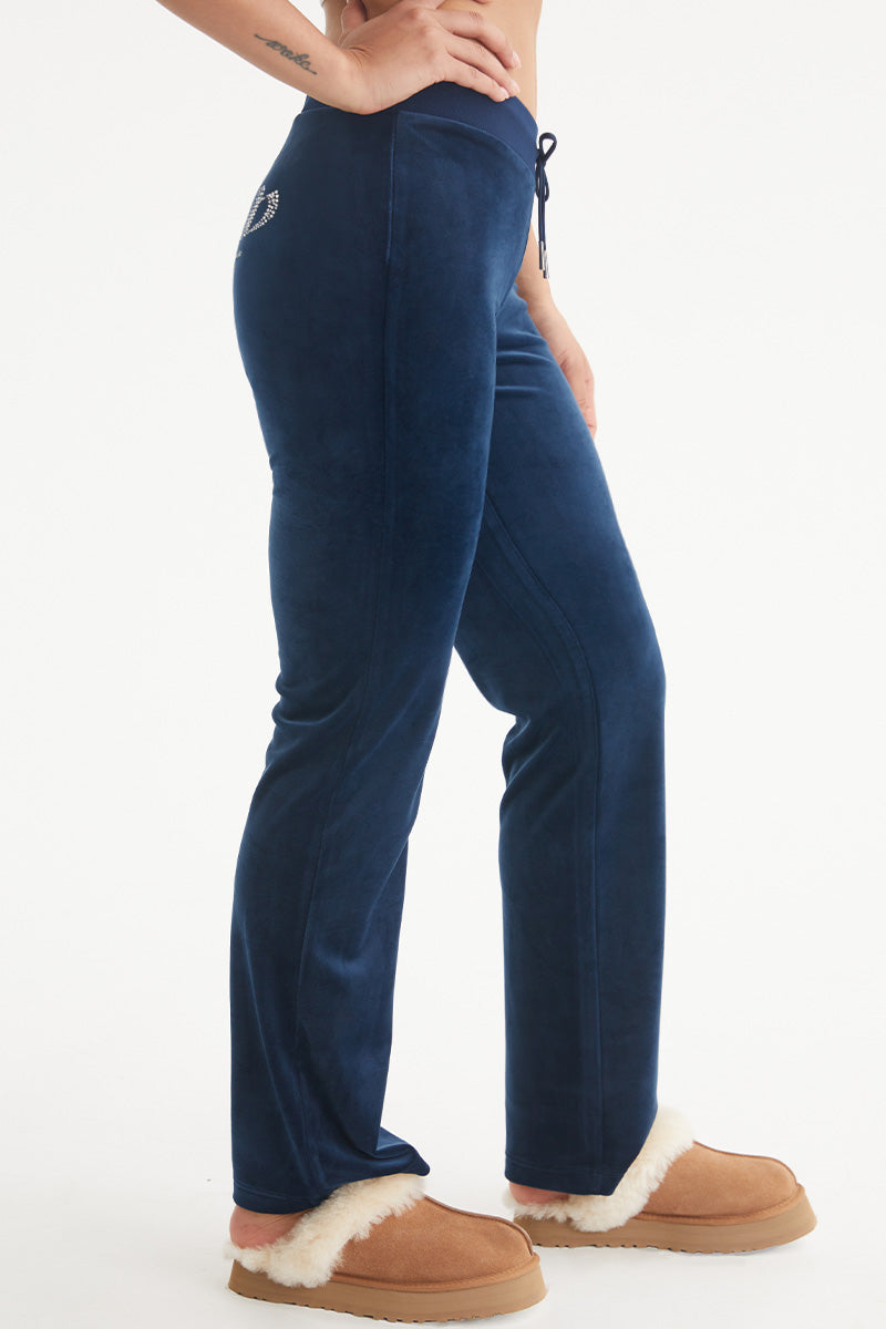 Scorpio Customizable Big Bling Velour Track Pants - Image 4