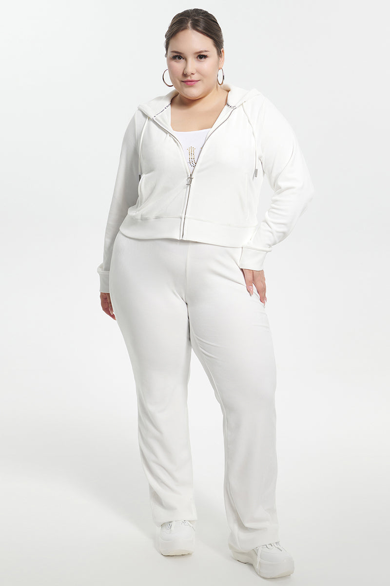 Bride Customizable Big Bling Velour Track Pants - Image 9