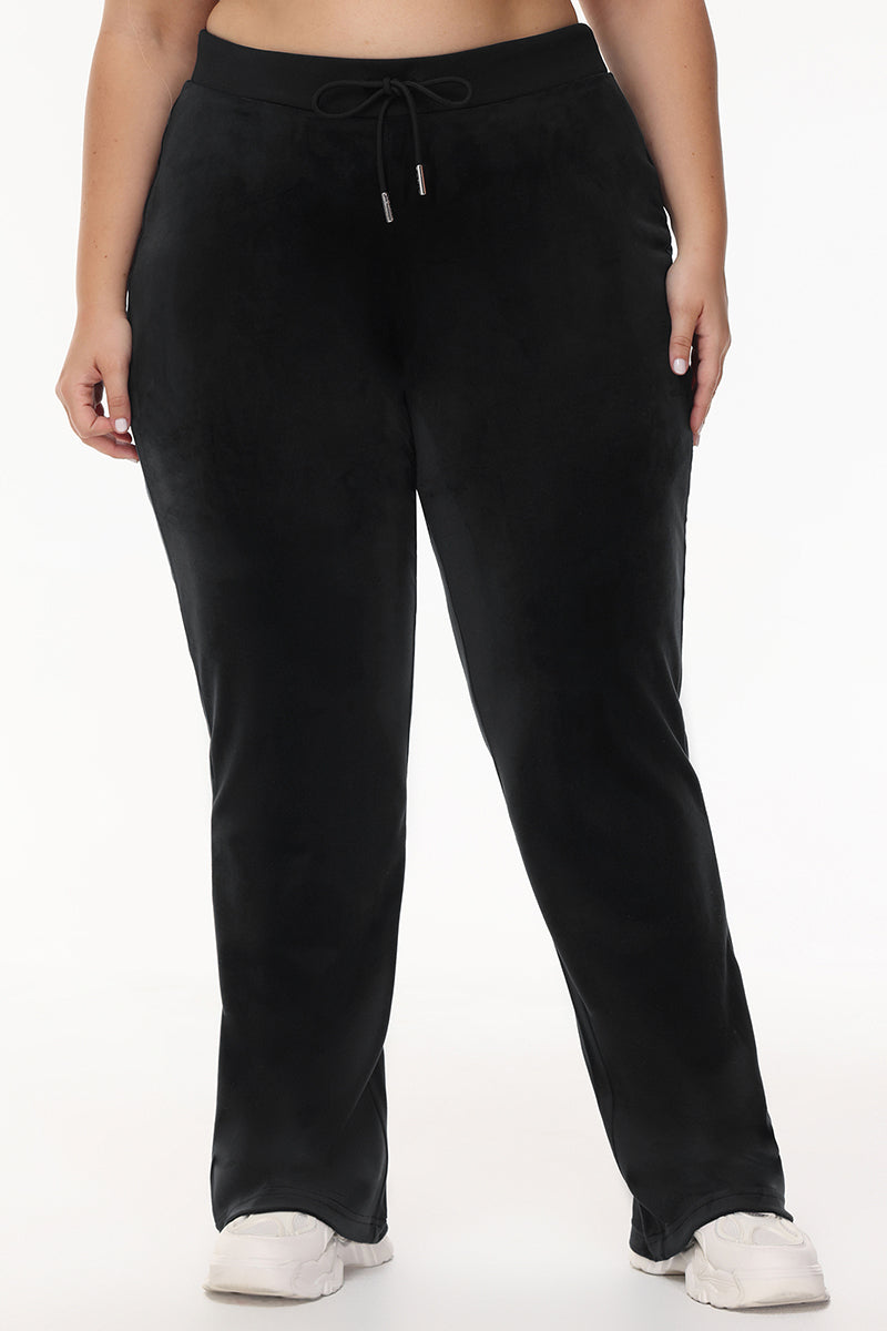 Bride Customizable Big Bling Velour Track Pants - Image 7