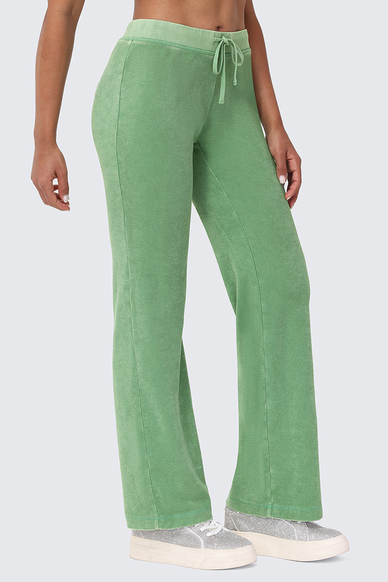Big Bling Washed Terry Track Pants - Image 4