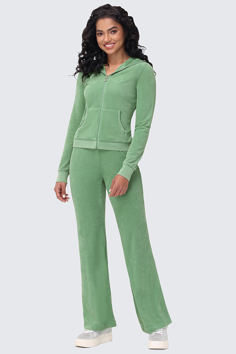 Big Bling Washed Terry Track Pants - Image 5