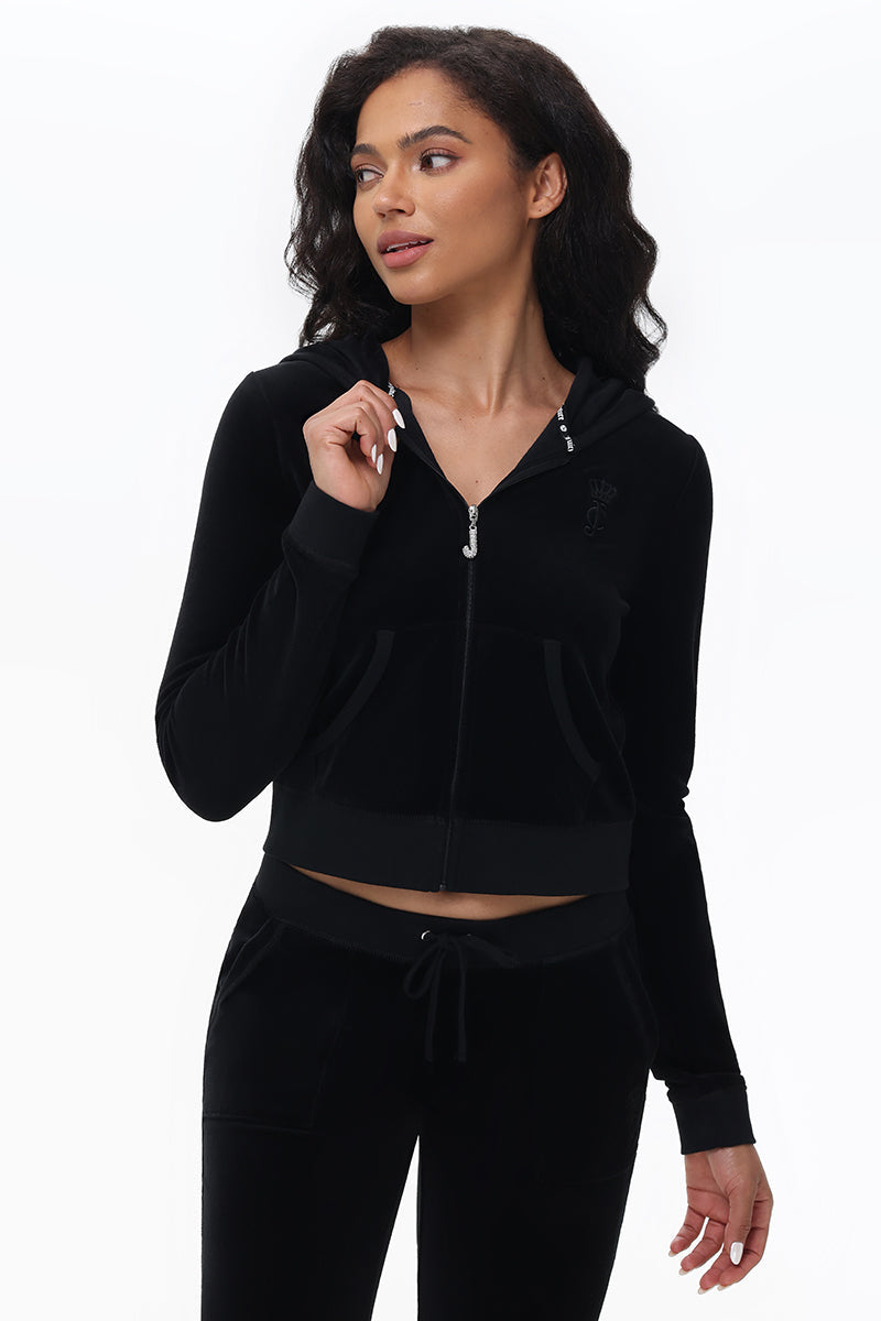 Heritage Cotton Velour Hoodie
