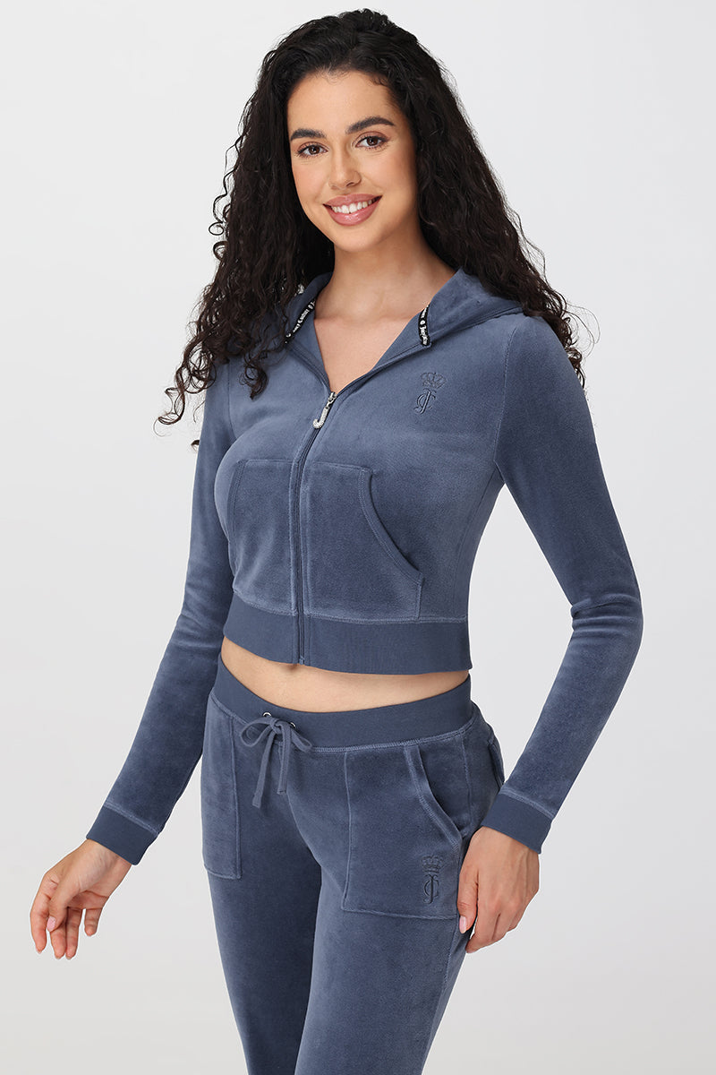 Heritage Cotton Velour Hoodie - Image 3