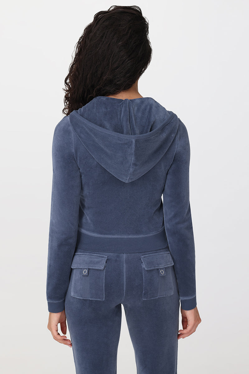Heritage Cotton Velour Hoodie - Image 2