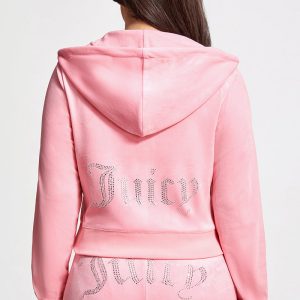 Plus-Size OG Big Bling Velour Hoodie