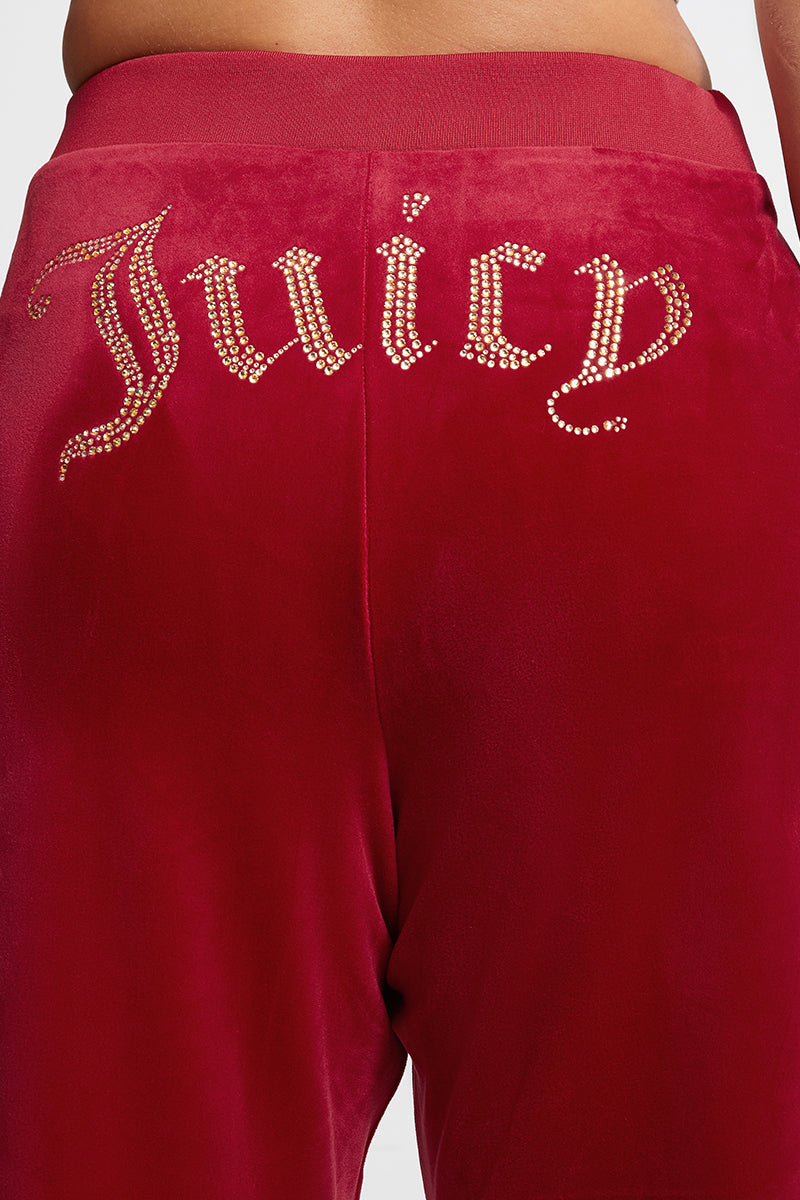 Plus-Size OG Big Bling Velour Track Pants - Image 3