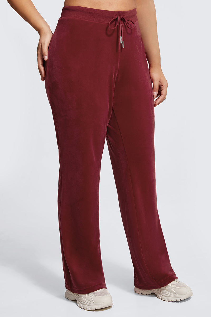 Plus-Size OG Big Bling Velour Track Pants - Image 4
