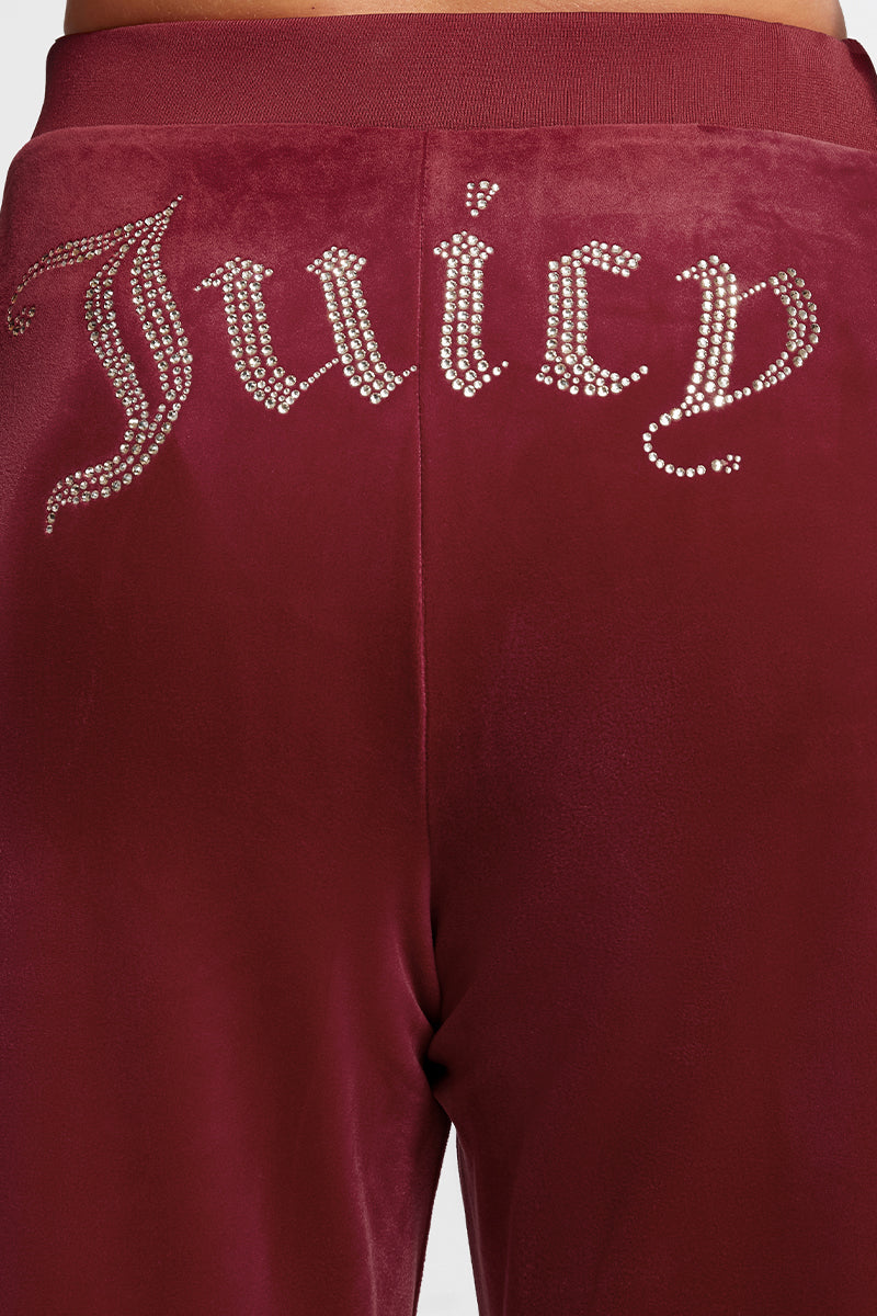 Plus-Size OG Big Bling Velour Track Pants - Image 3