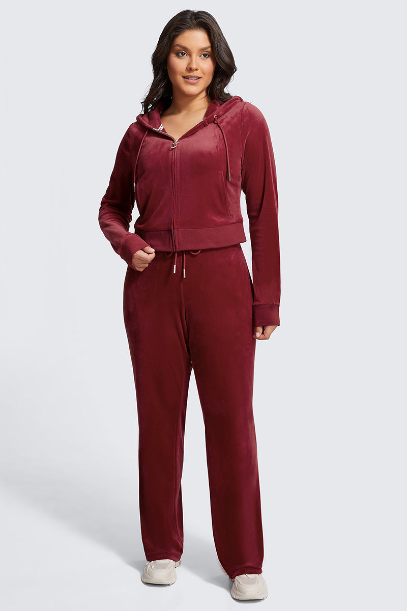 Plus-Size OG Big Bling Velour Track Pants - Image 5