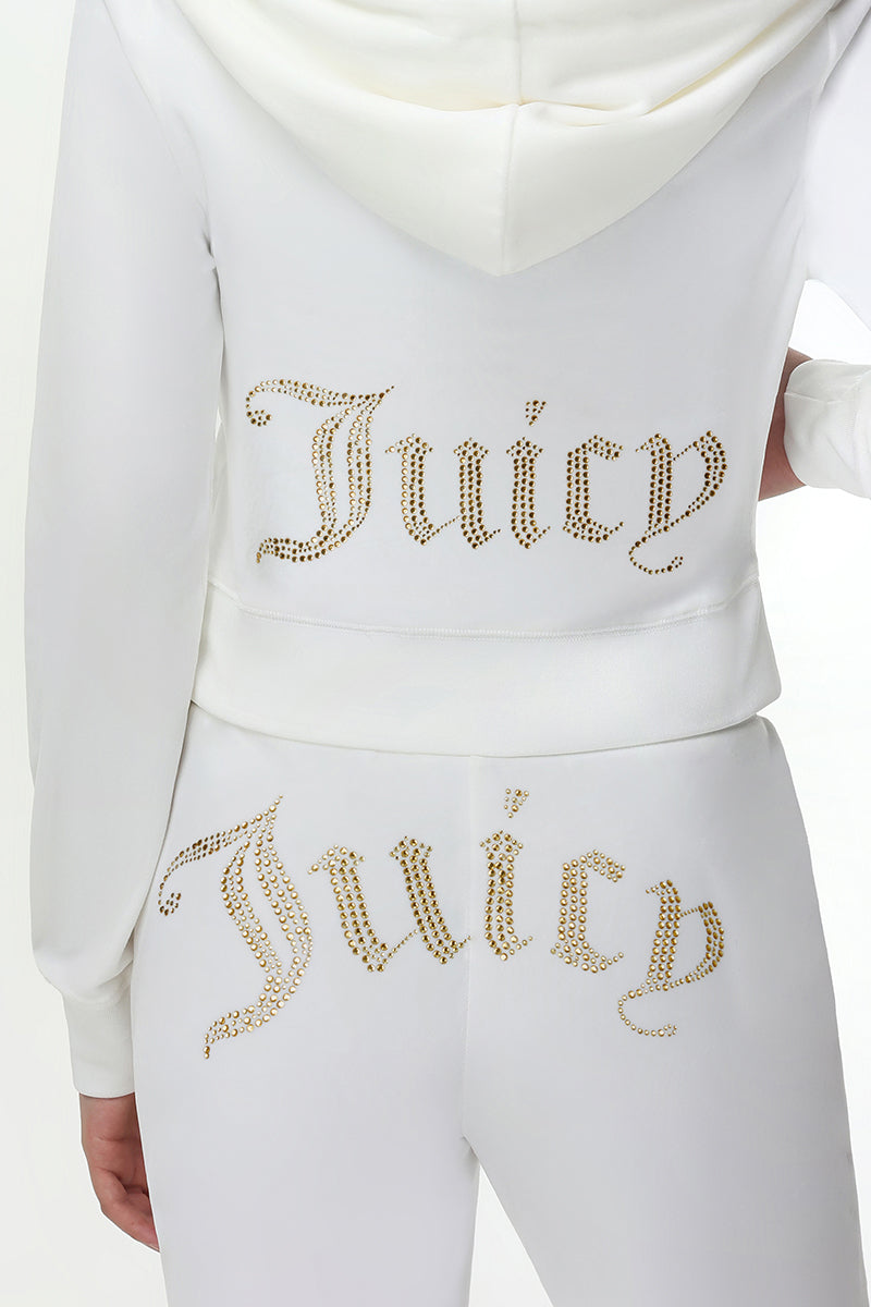 Technicolor Customizable Big Bling Velour Hoodie - Image 4