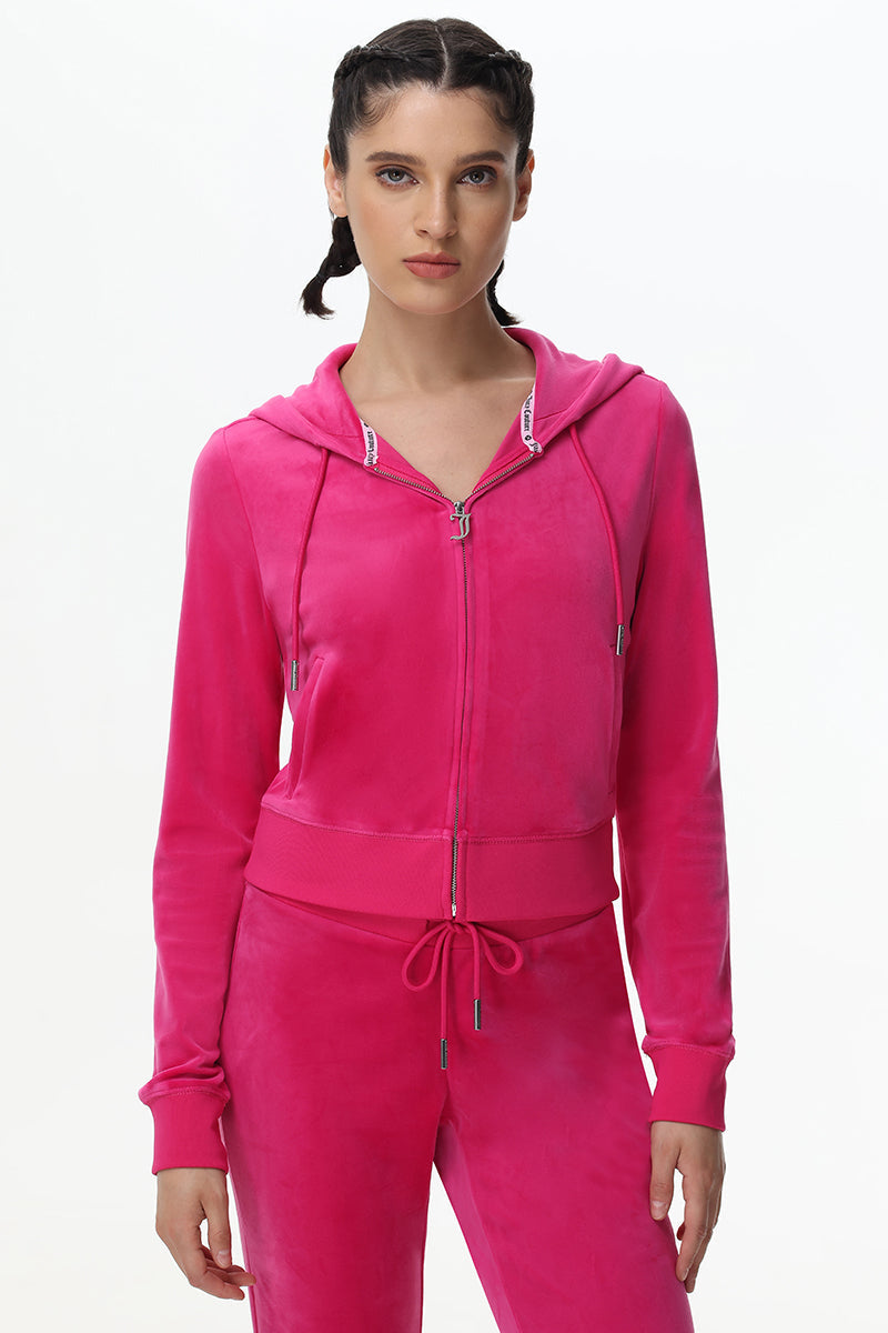Technicolor Customizable Big Bling Velour Hoodie - Image 9
