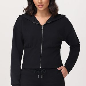Fleece Corset Hoodie