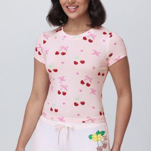 All Over Cherry Baby Tee