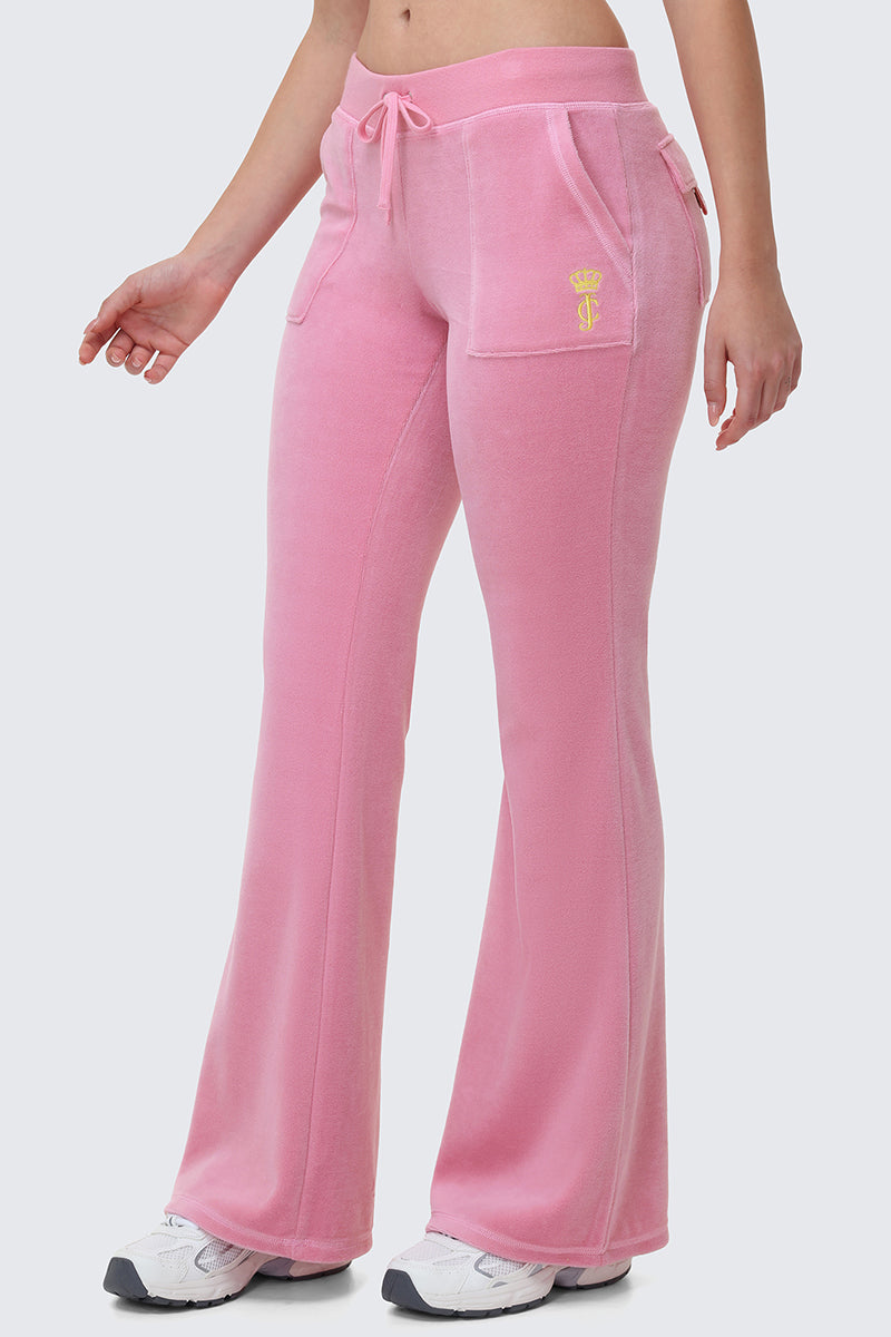 Heritage Cotton Velour Track Pants - Image 4