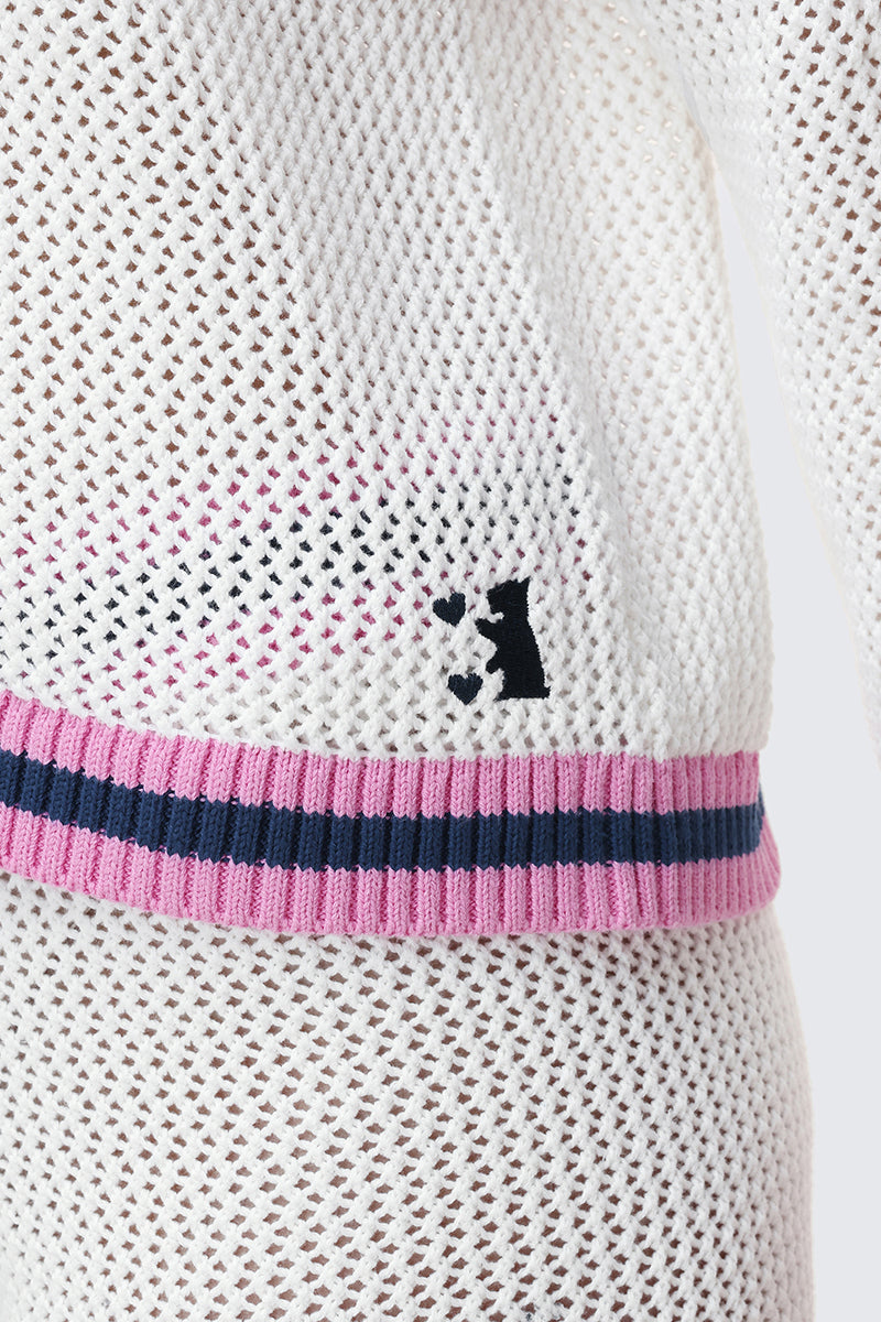 Mesh Zip-Up Hoodie - Image 4