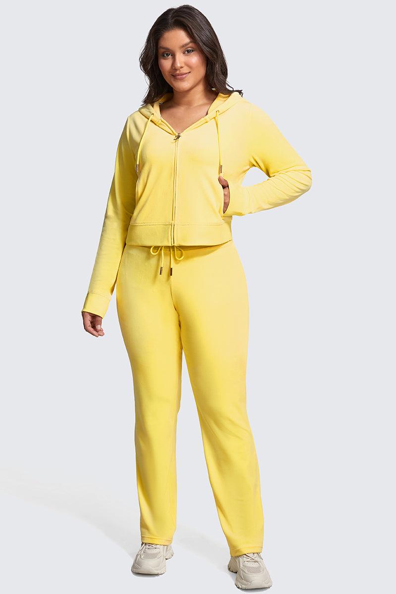 Plus-Size OG Big Bling Velour Track Pants - Image 5