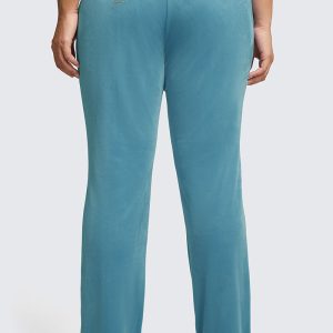 Plus-Size OG Big Bling Velour Track Pants