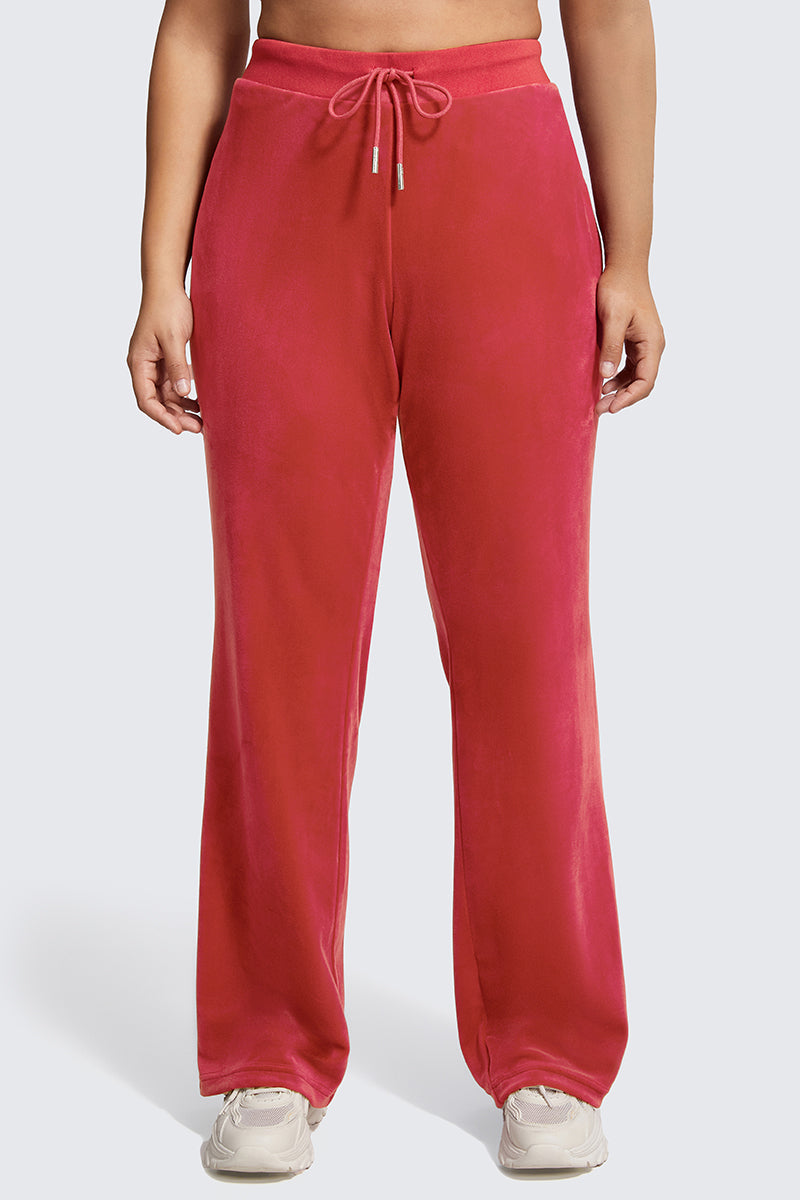 Plus-Size OG Big Bling Velour Track Pants - Image 2