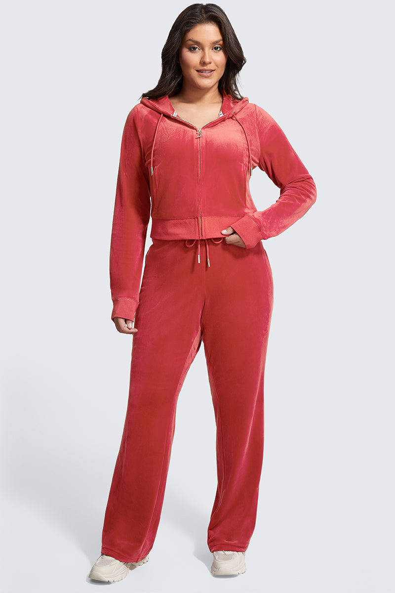 Plus-Size OG Big Bling Velour Track Pants - Image 5