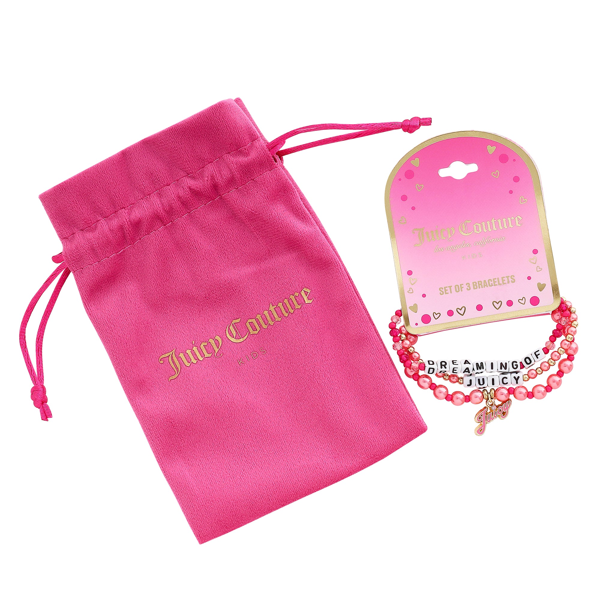 Kids Dreaming of Juicy 3 Piece Stretch Beaded Bracelet Set - Image 4