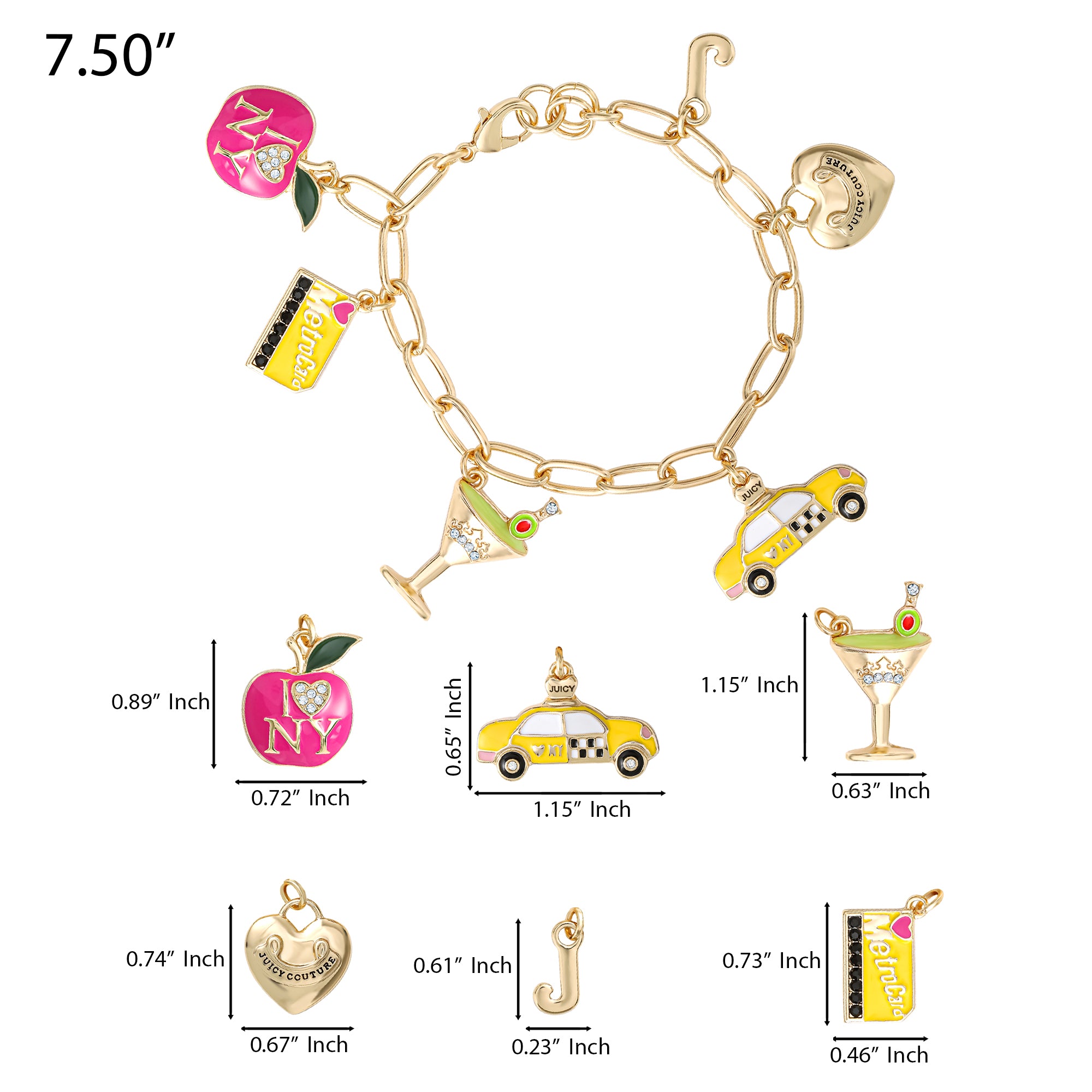 City Icons Charm Bracelet - Image 4