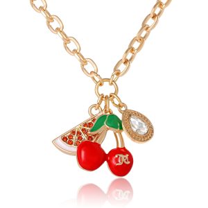 Cherry & Watermelon Charm Necklace