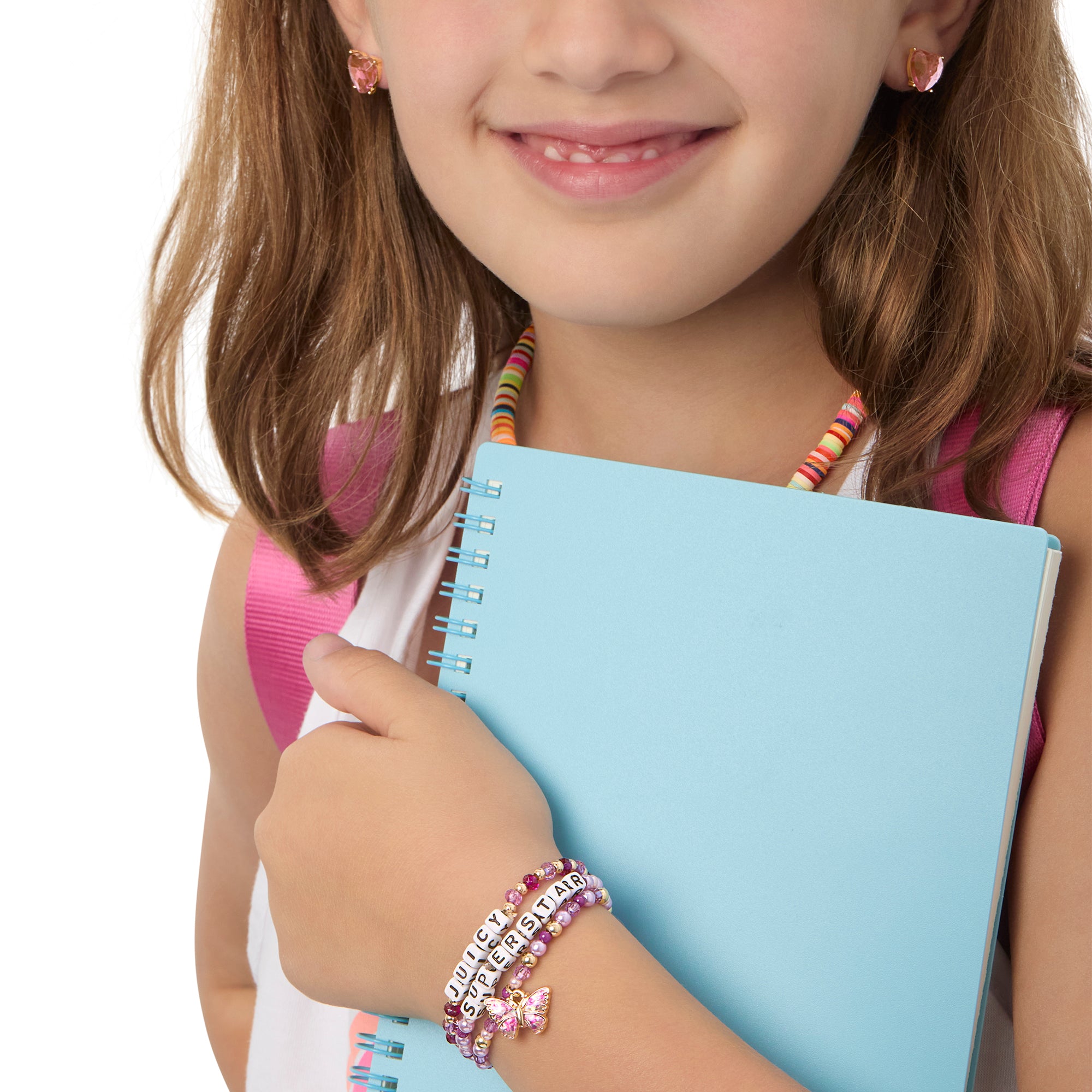 Kids Choose Juicy Superstar 3 Piece Stretch Beaded Bracelet Set - Image 3