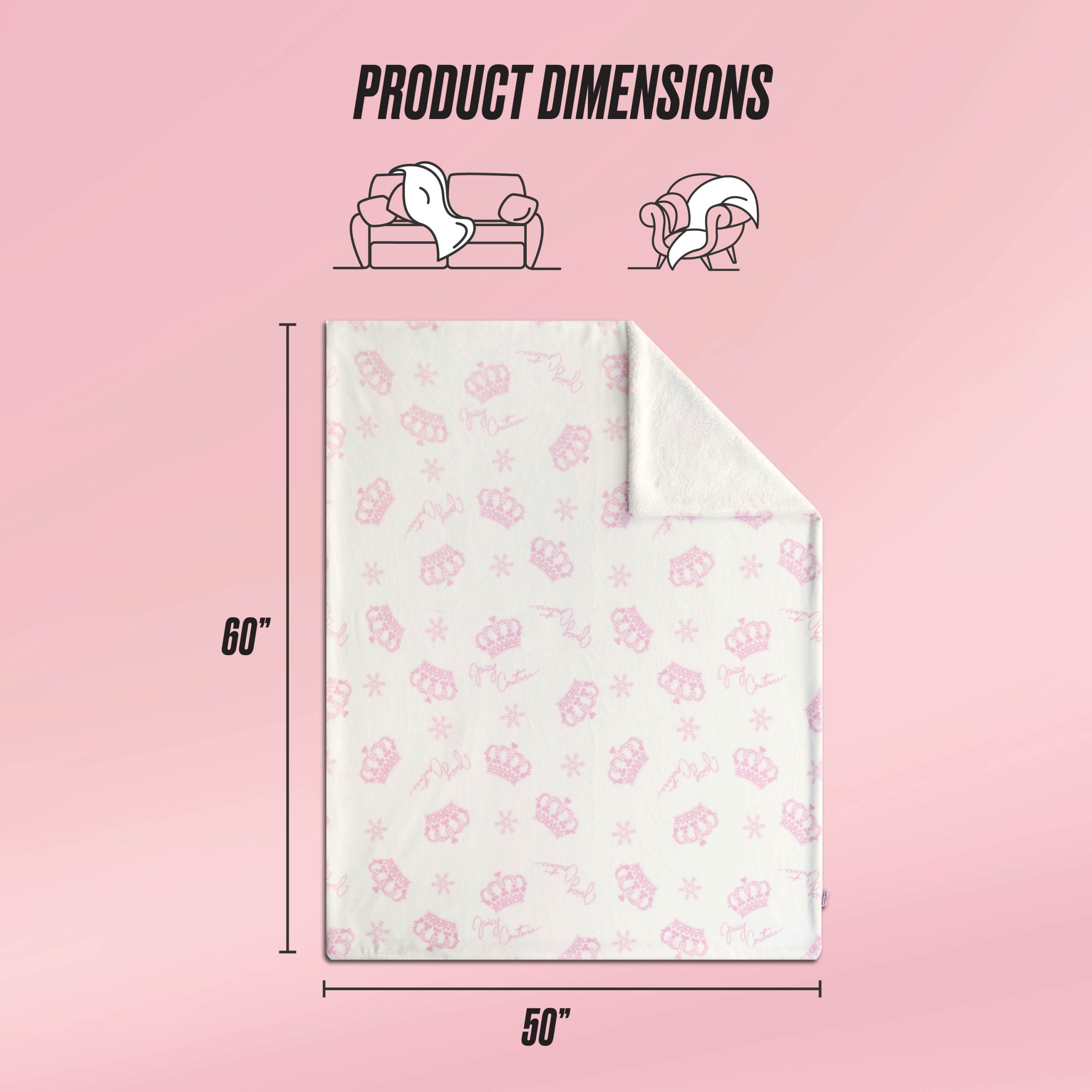 Plush Reversible Sherpa Throw Blanket - Image 4