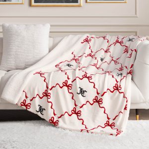 Plush Reversible Sherpa Throw Blanket