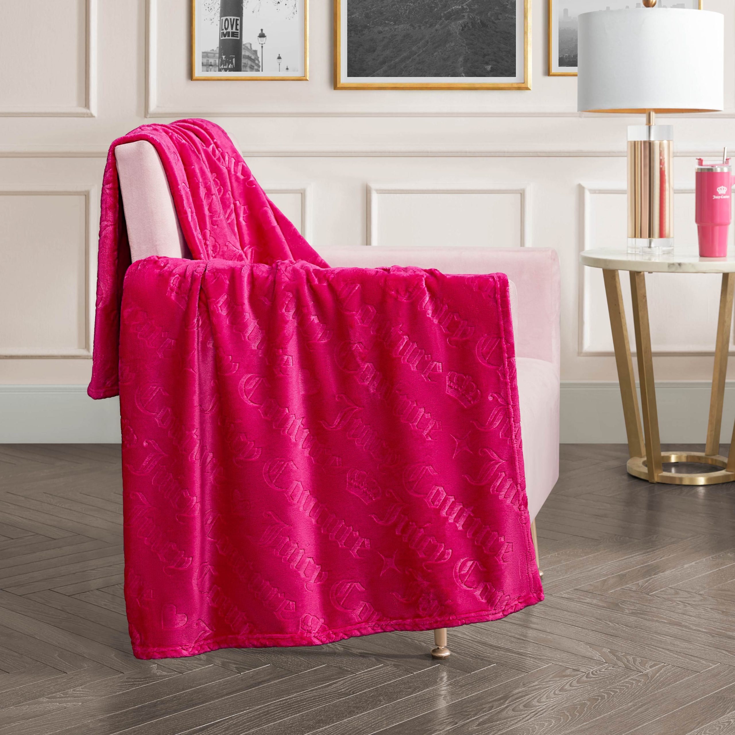 Embossed Plush Throw Blanket - Image 2