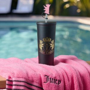 Couture Hydration Stainless Steel Tumbler Cup 6-Piece Set