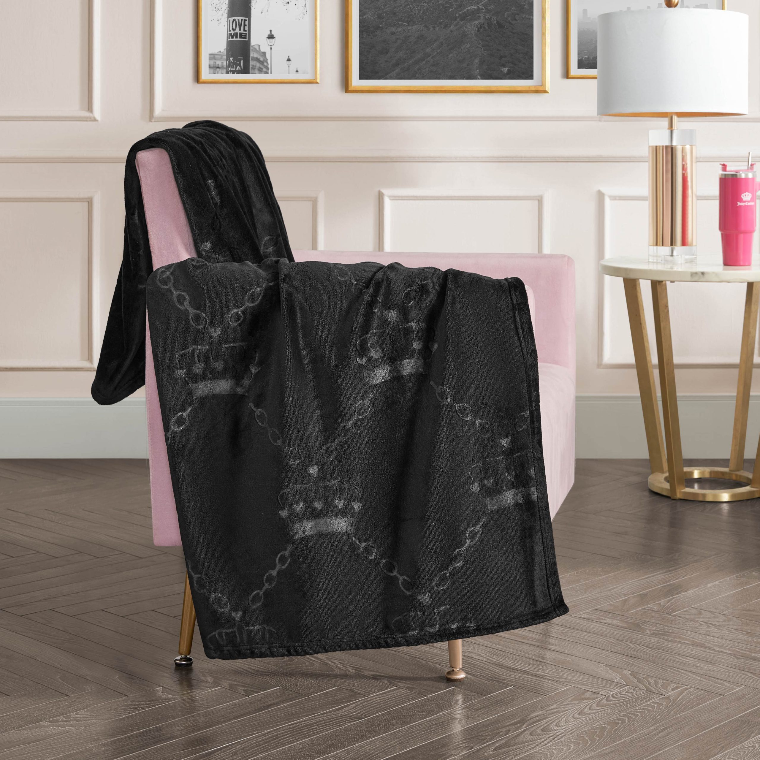 Embossed Plush Throw Blanket - Image 2