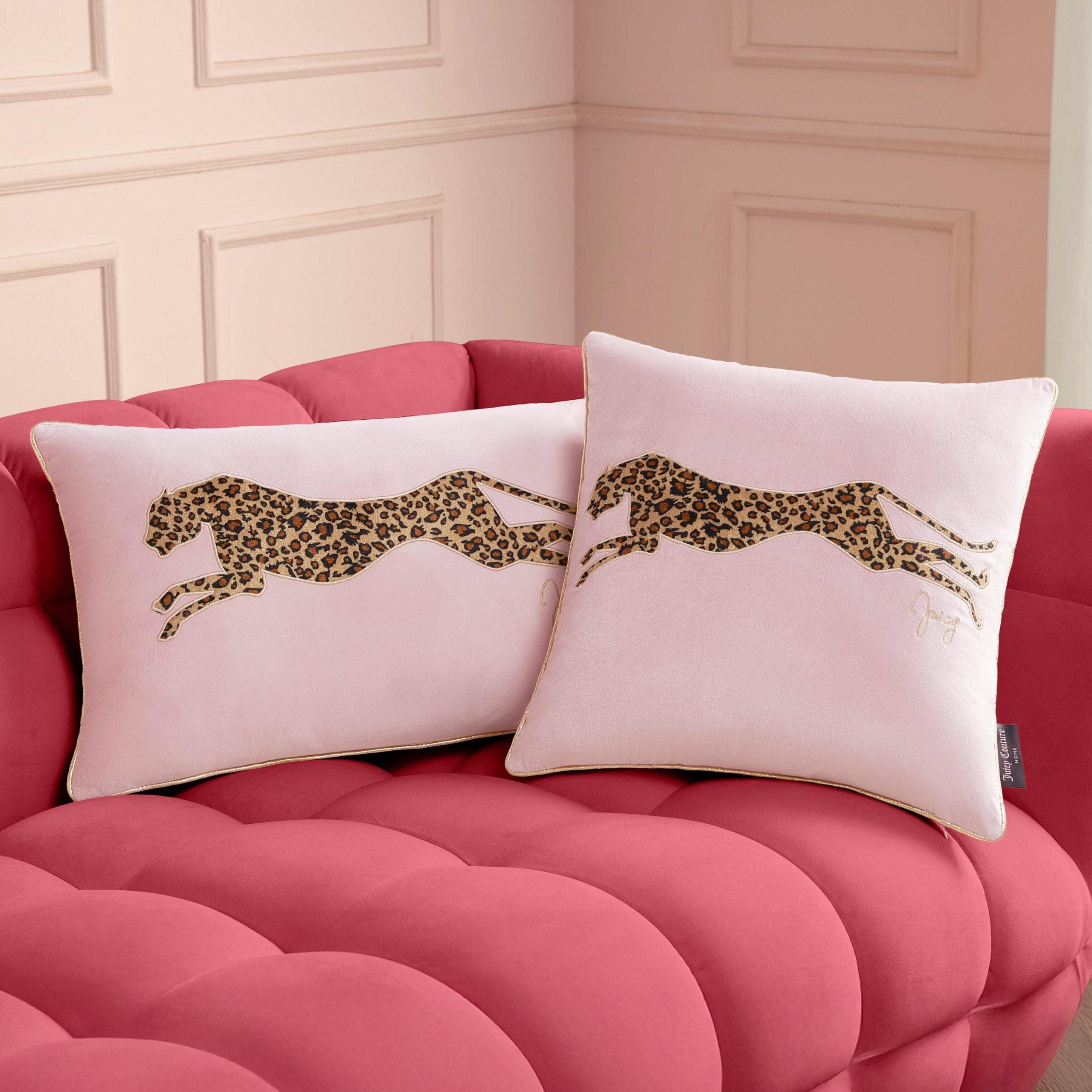 Velvet Cheetah Square Pillow - Image 6