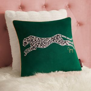Velvet Cheetah Square Pillow