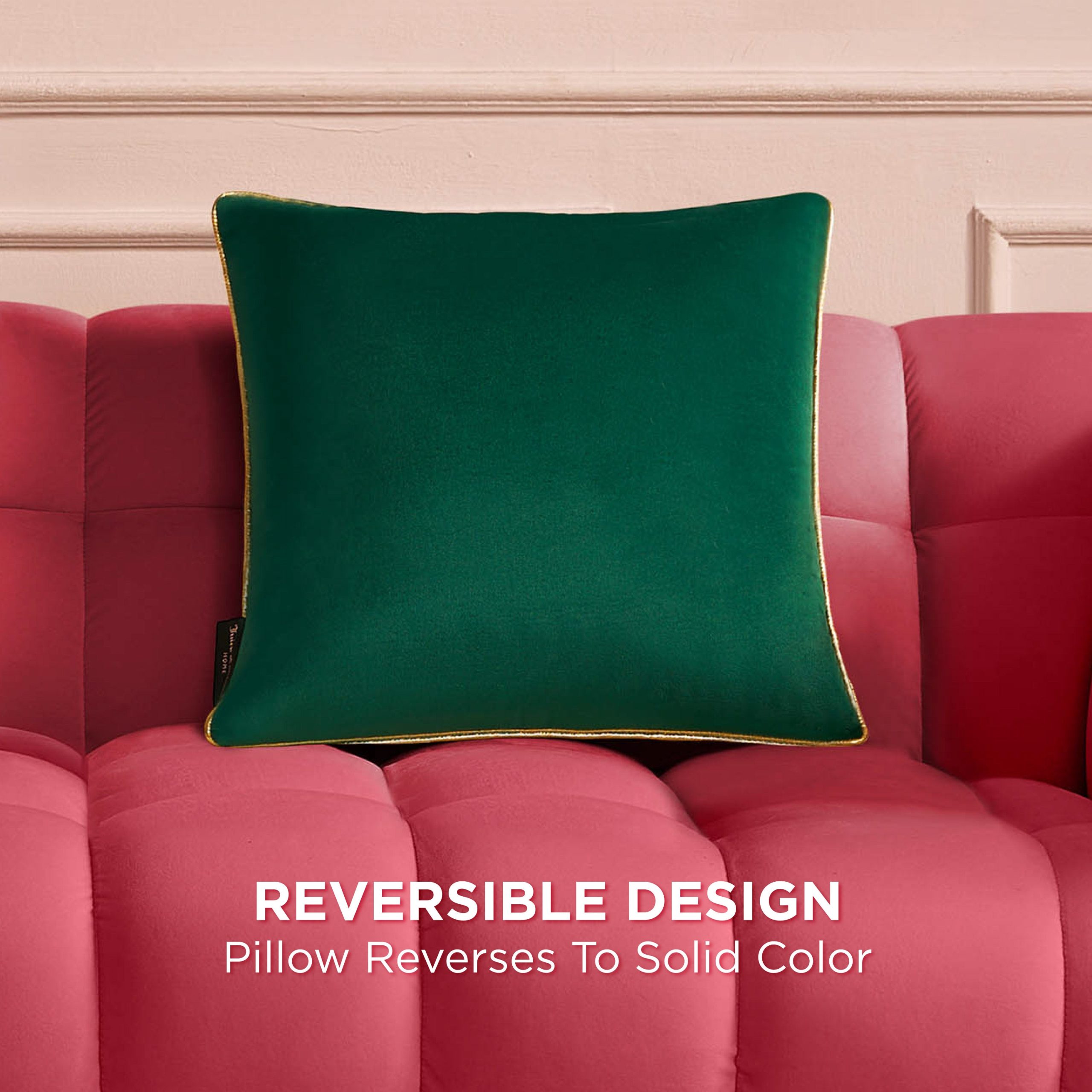 Velvet Cheetah Square Pillow - Image 3