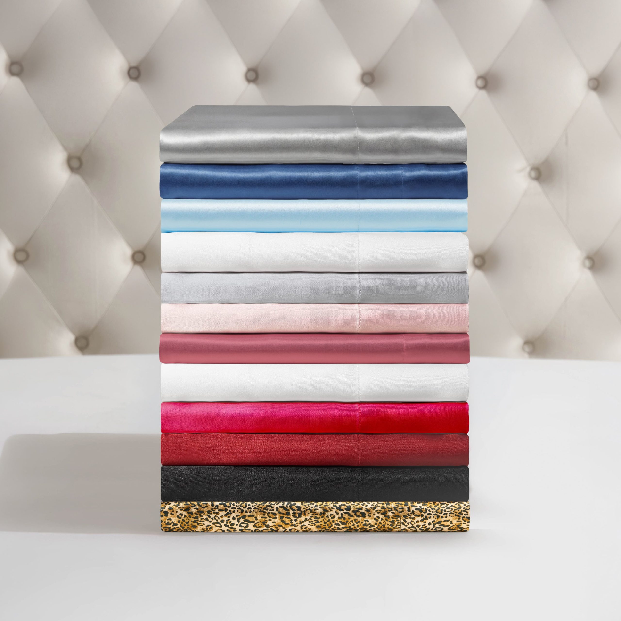 Solid Satin Sheet Set - Image 7