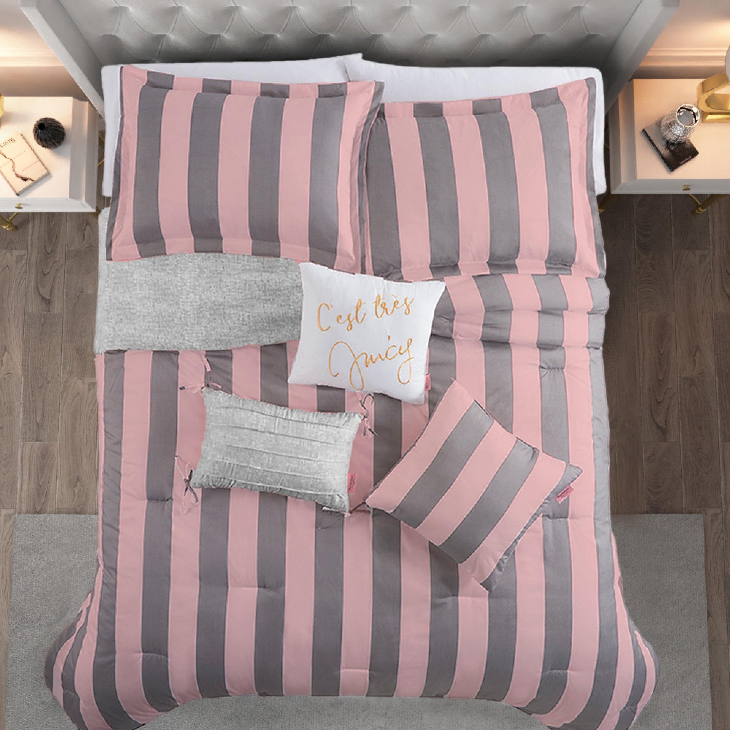 Cabana Striped Reversible Comforter Set - Image 2
