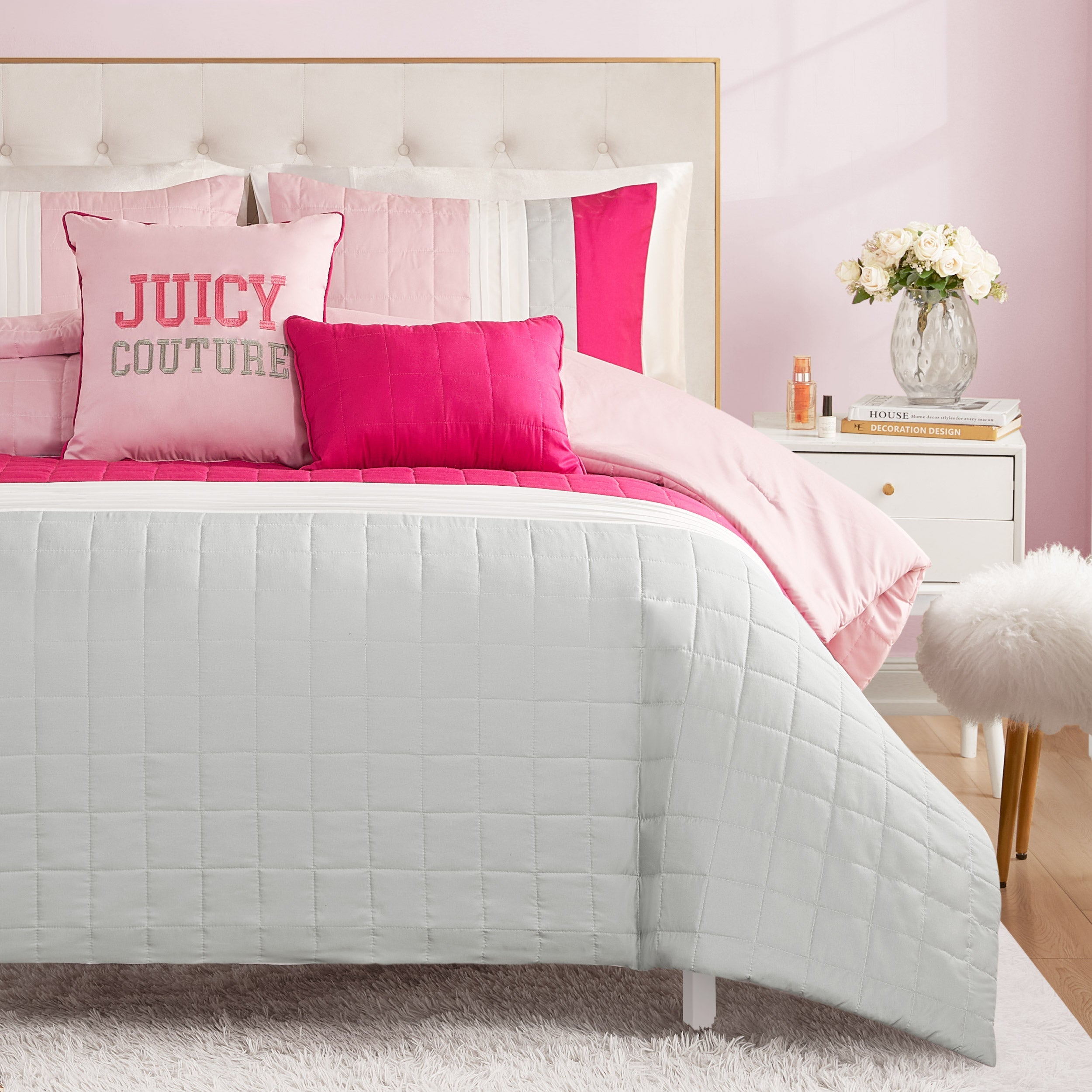 Color Blocked Pieced Comforter Set - Image 3