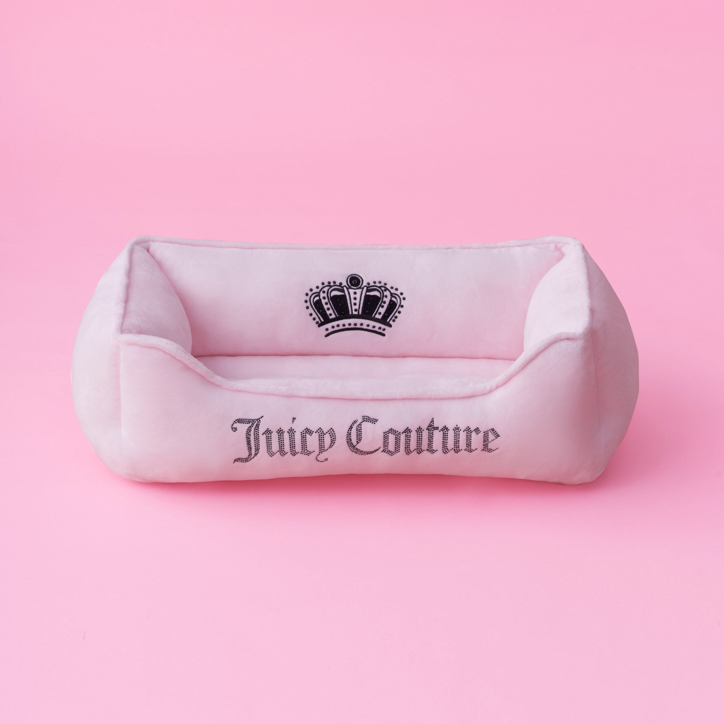 Crown Bling Black Pet Bed - Image 2