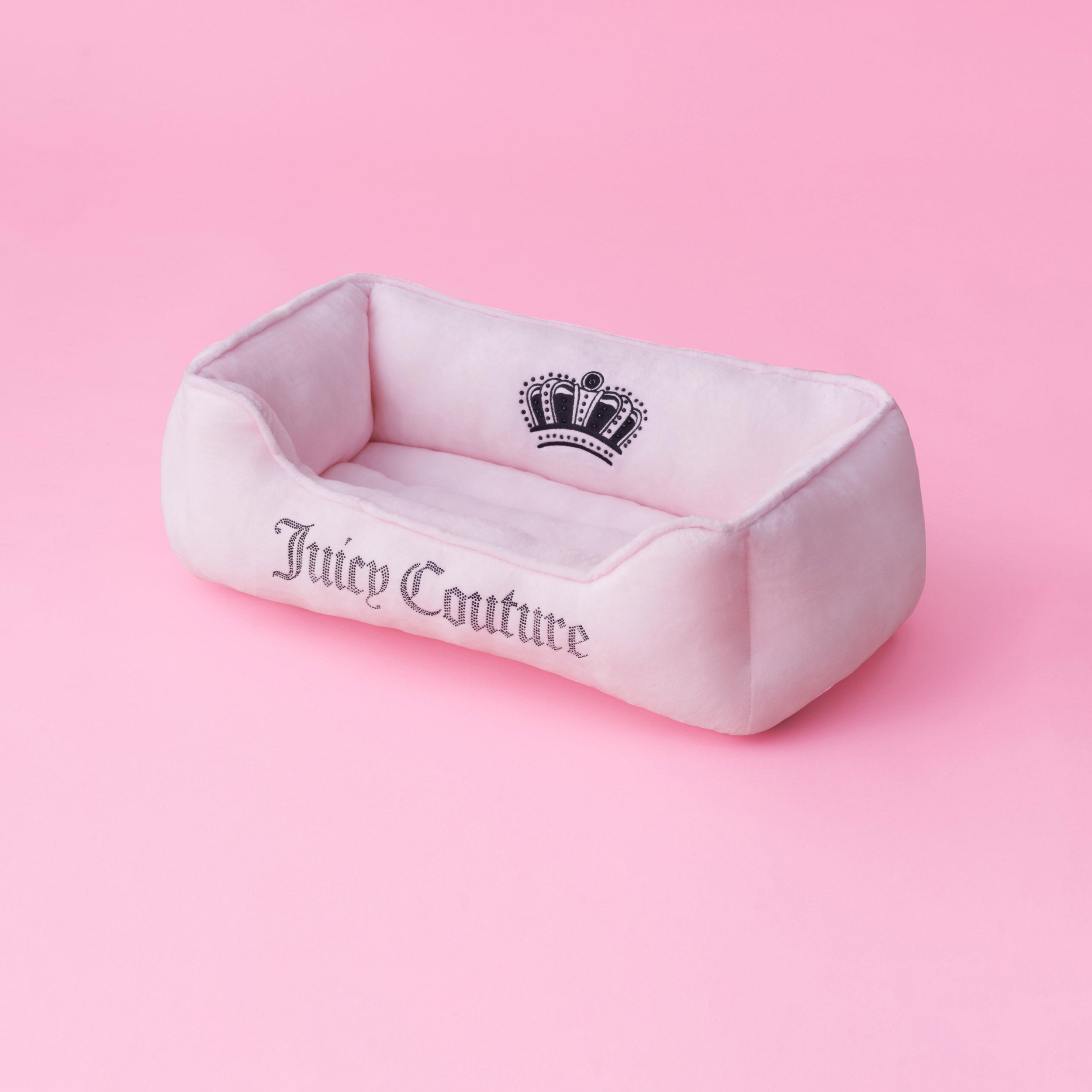 Crown Bling Black Pet Bed - Image 3