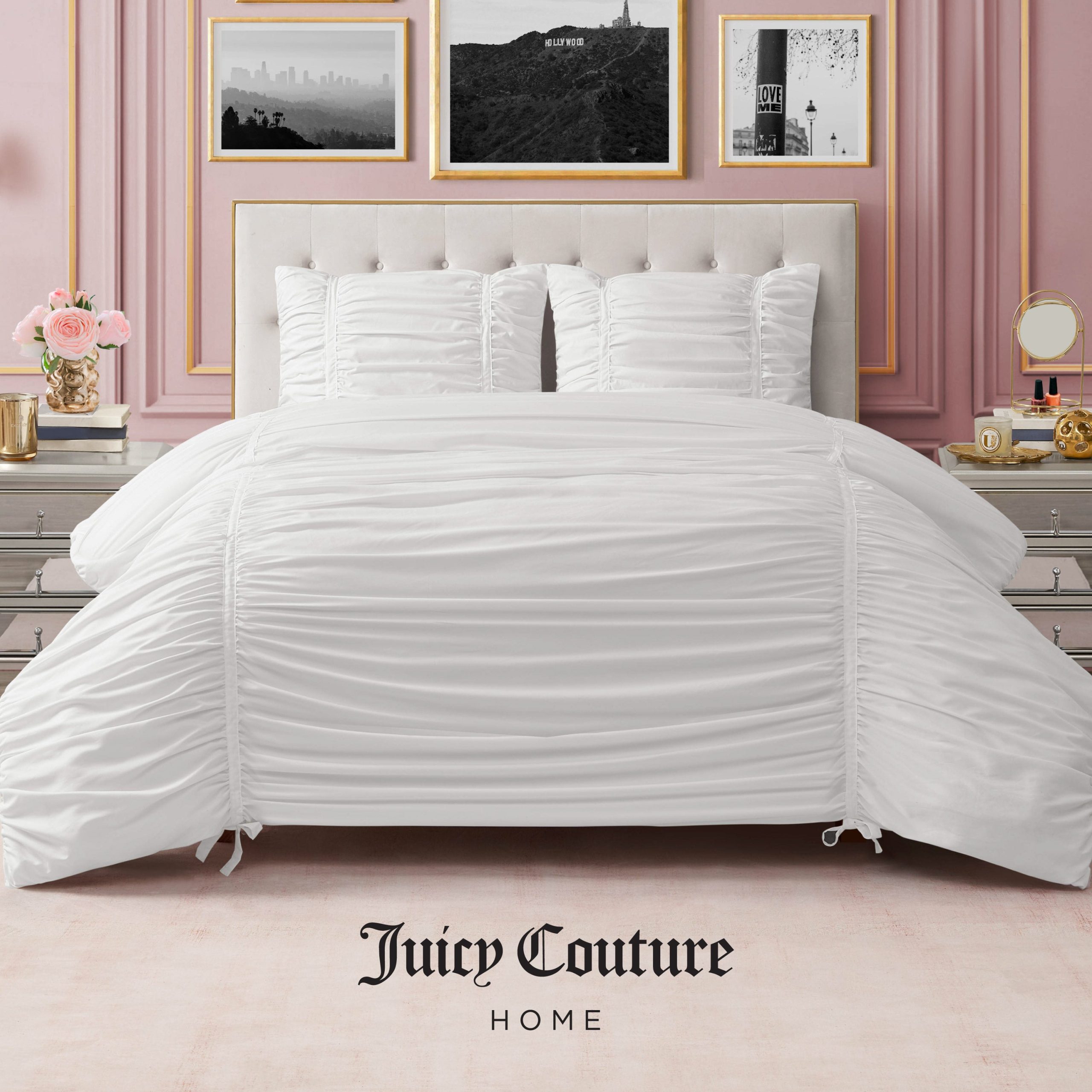 Ribbon Ruched Comforter Set - Image 4