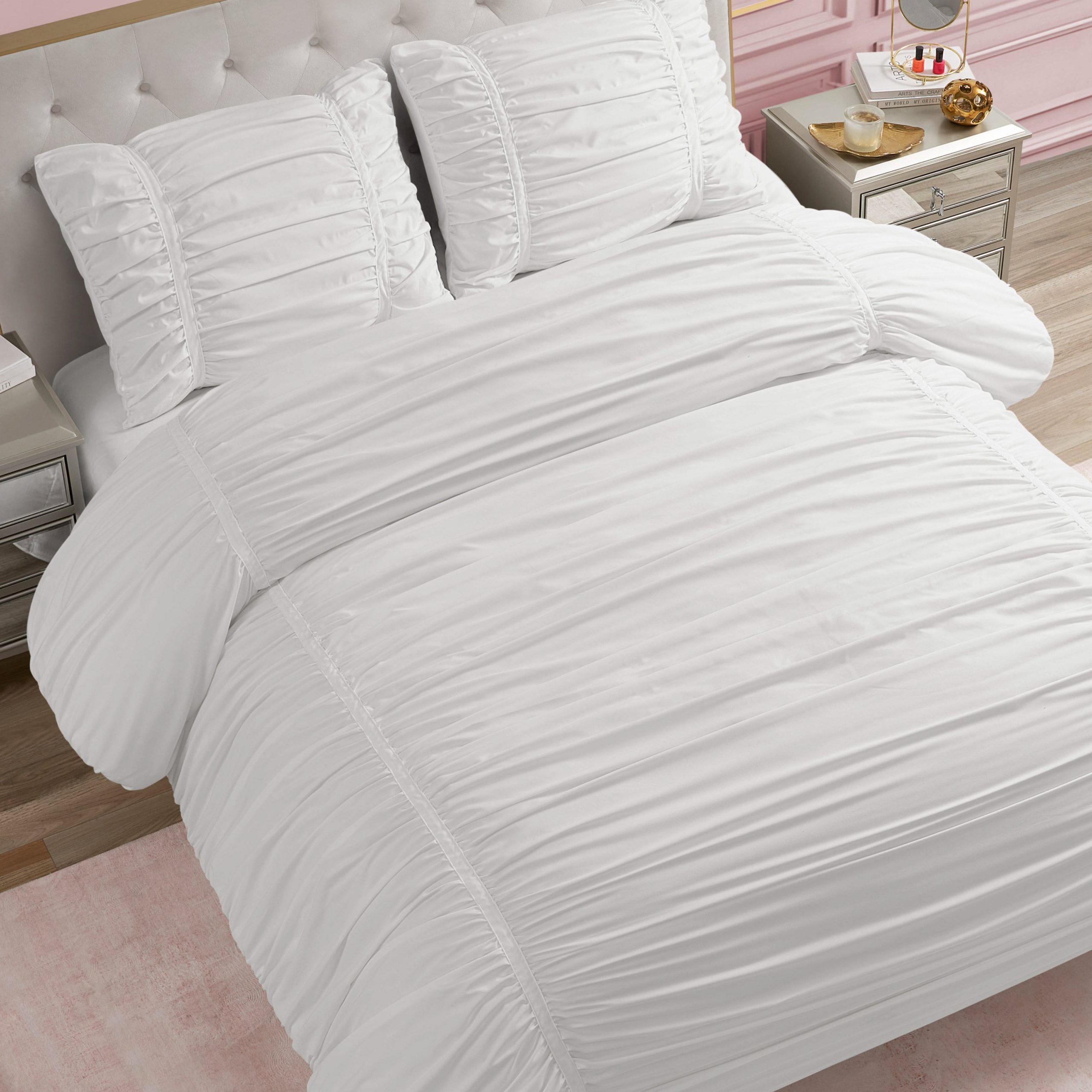 Ribbon Ruched Comforter Set - Image 2