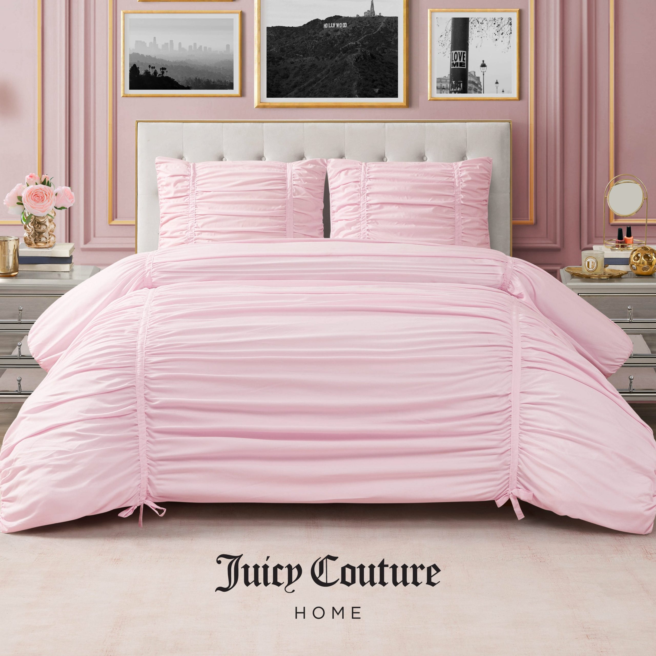 Ribbon Ruched Comforter Set - Image 4
