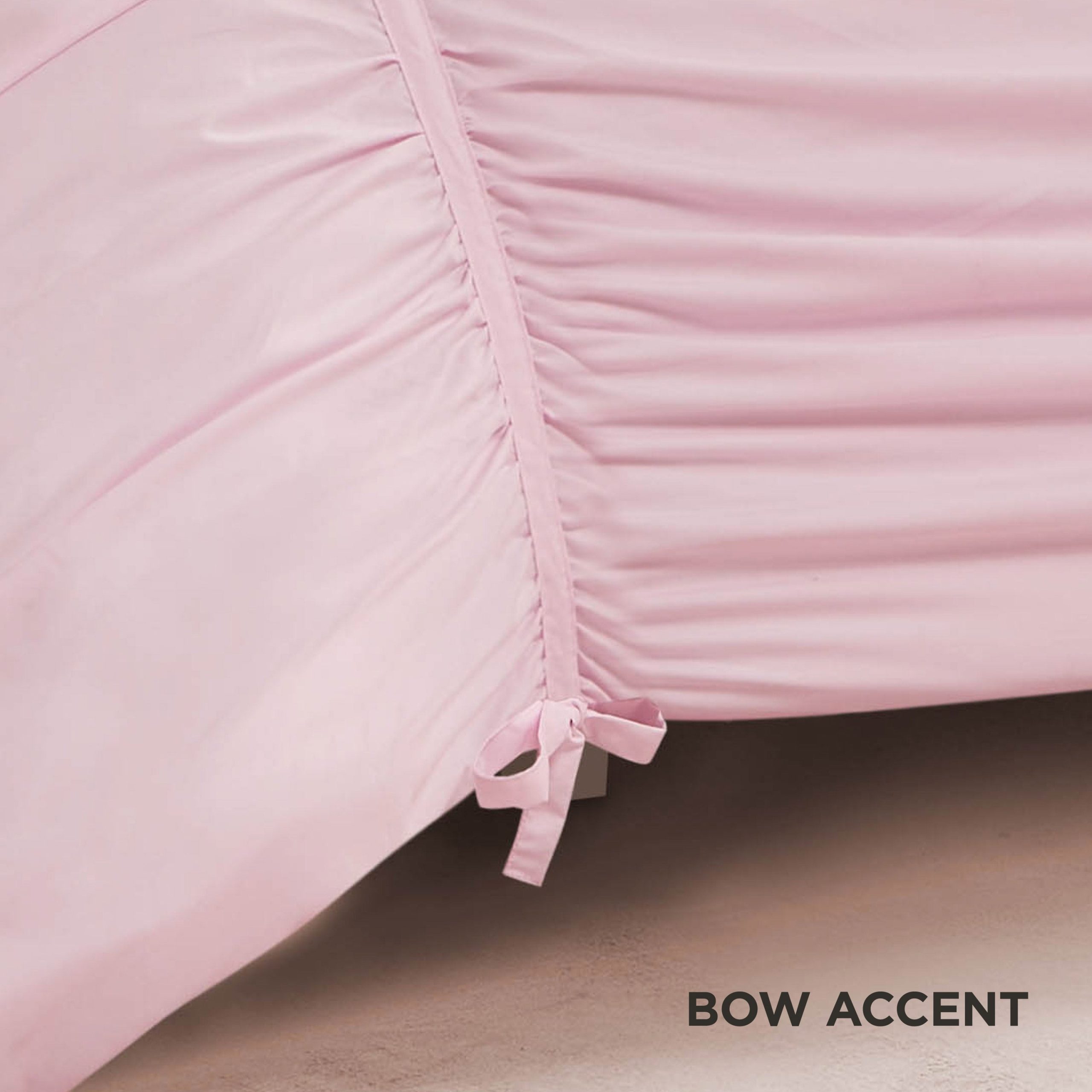 Ribbon Ruched Comforter Set - Image 8