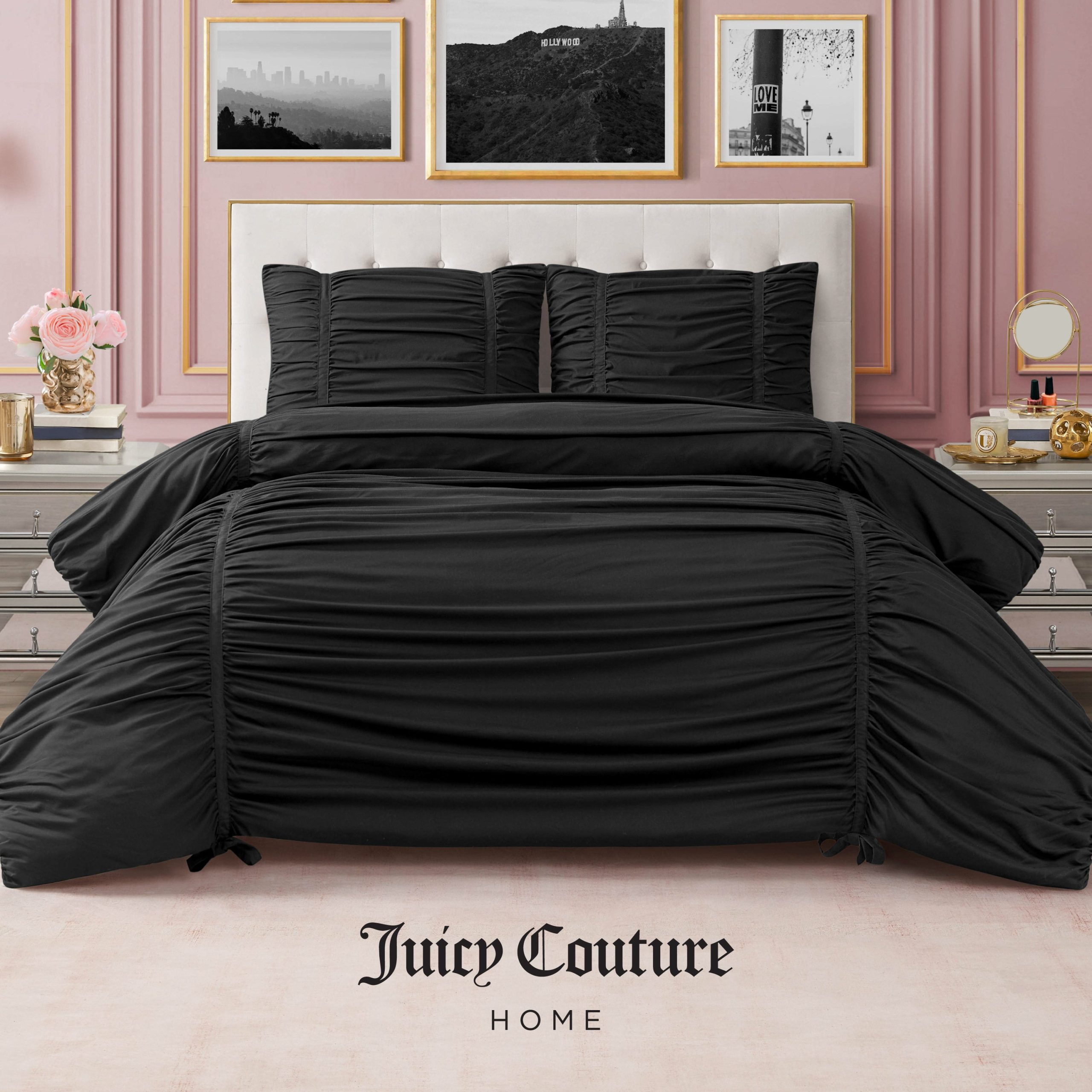 Ribbon Ruched Comforter Set - Image 4
