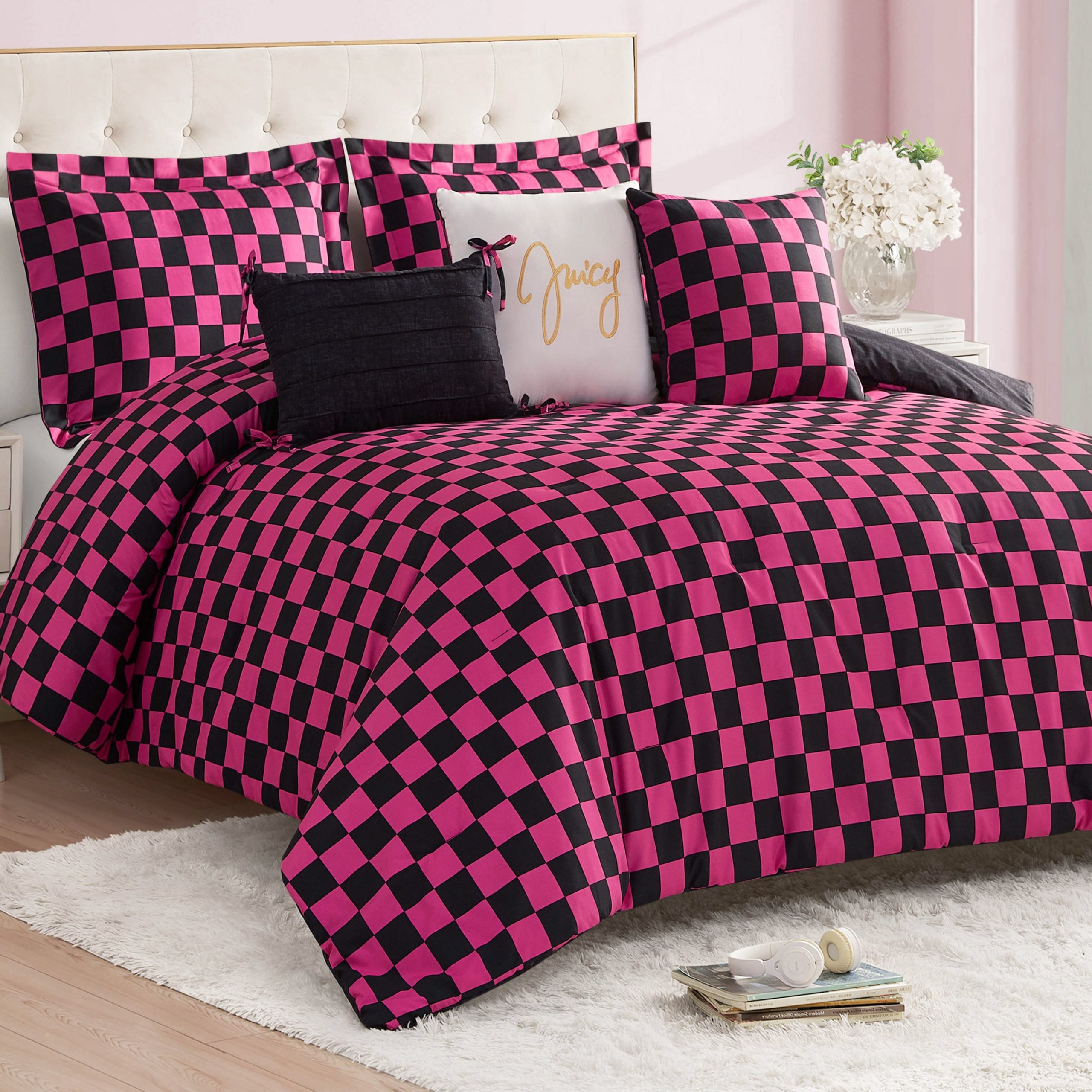 Checkerboard Reversible Comforter Set - Image 2