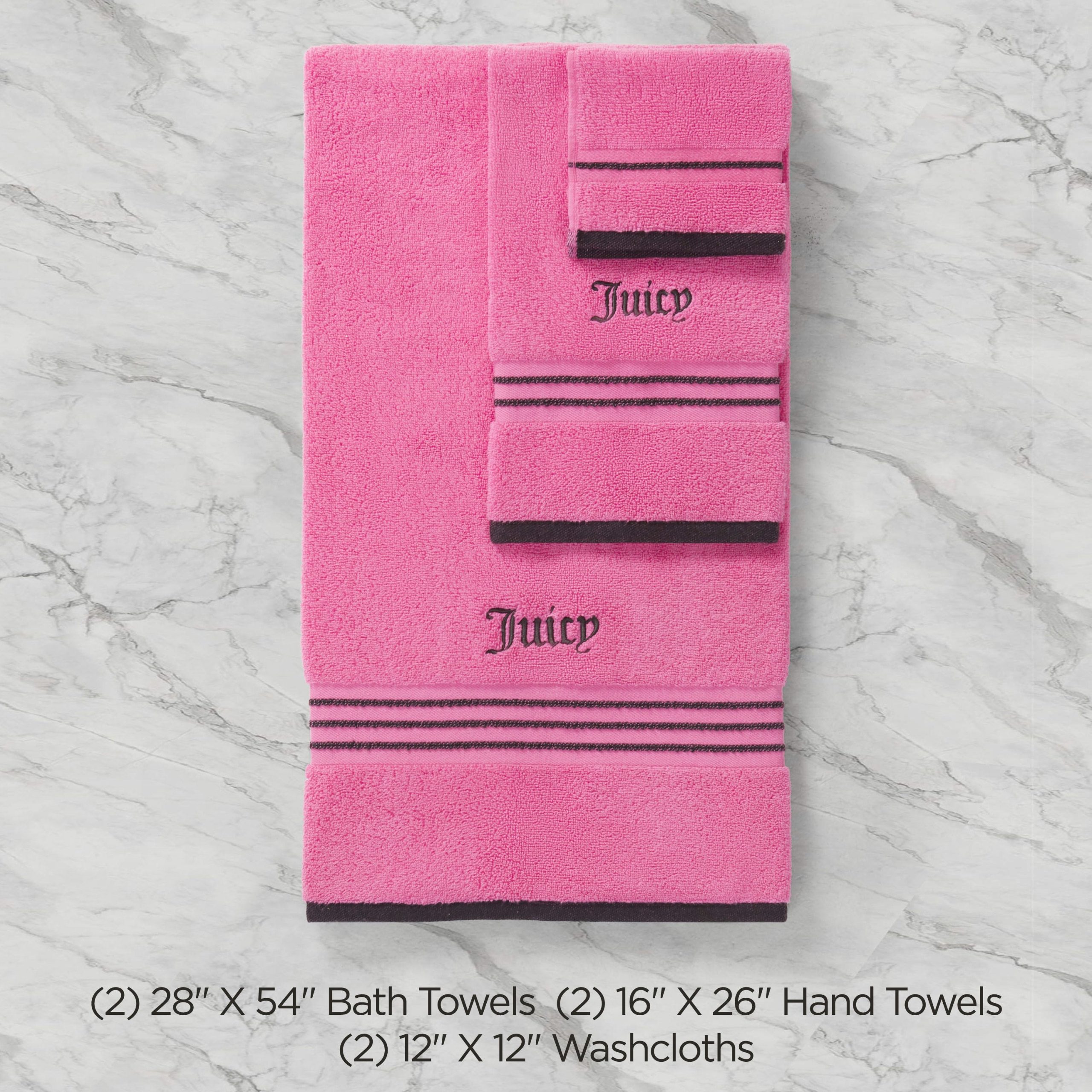Neon Border Bath Towel Set - Image 2